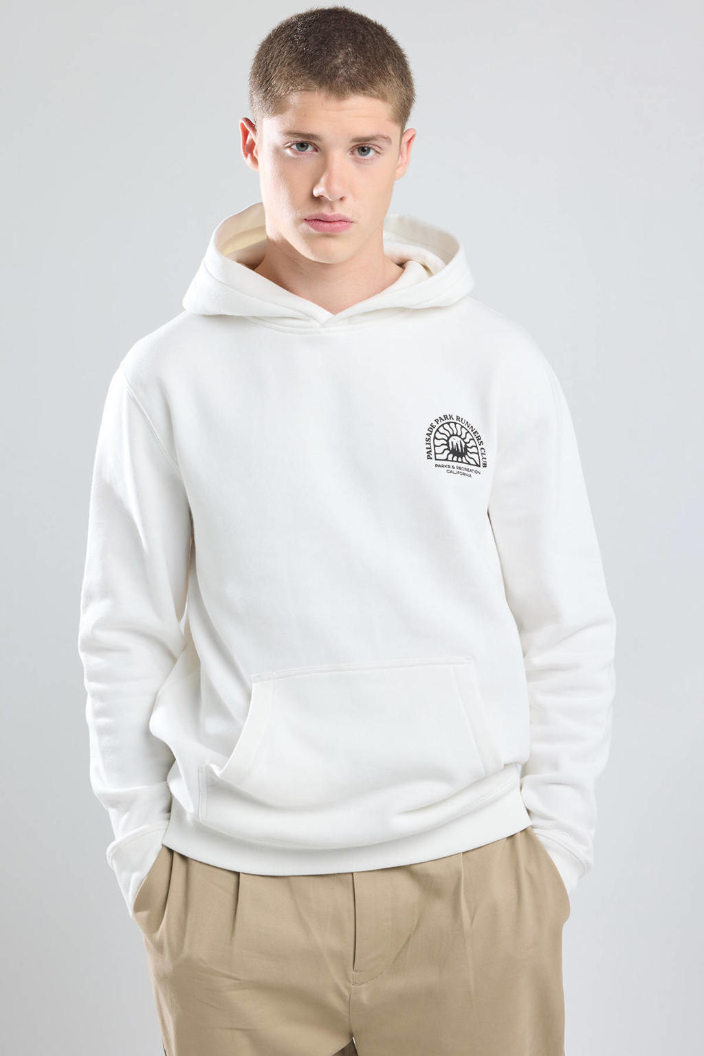America Today hoodie ecru
