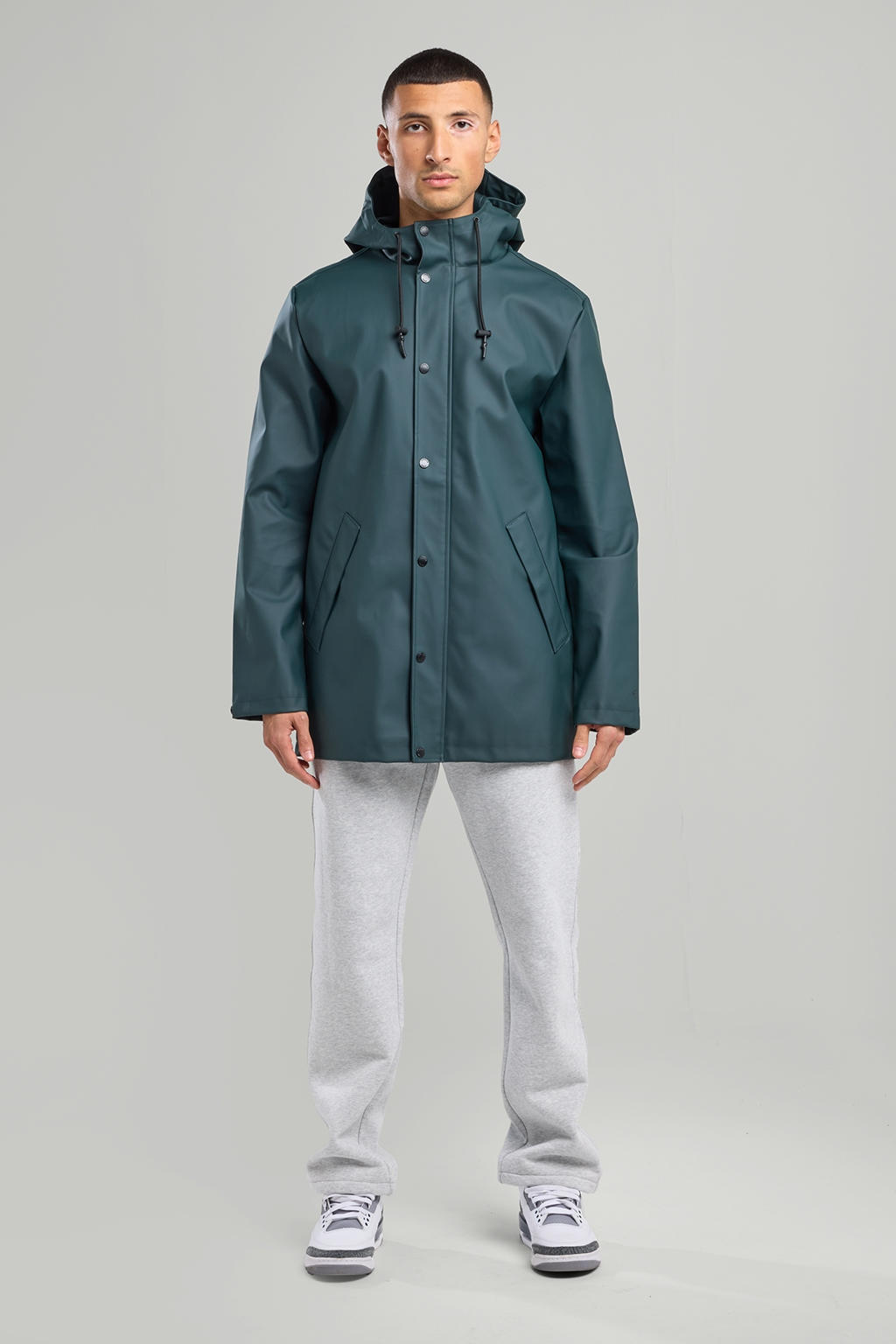 America Today regenjas jake dark green