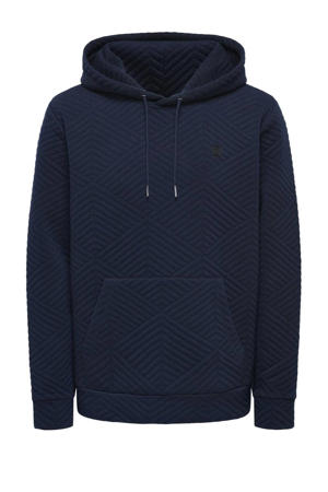 hoodie ONSKYLE met all over print donkerblauw