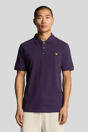regular fit polo donkerpaars