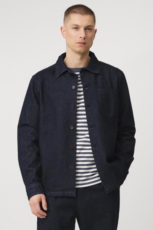overshirt dark blue denim