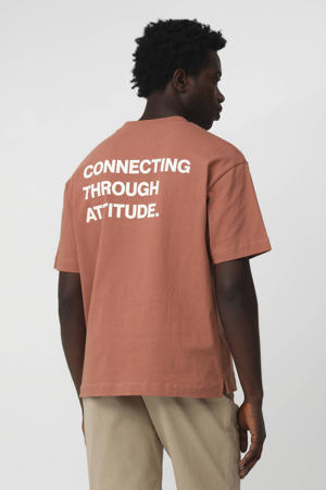 T-shirt ROOSE copperr brown
