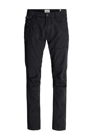 taperd cargo broek JPSTMIKE zwart