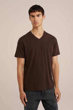 T-shirt donkerbruin