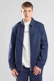 thumbnail: America Today loose fit overshirt Hedley donkerblauw