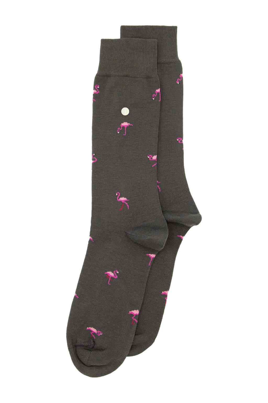 Alfredo Gonzales sokken Flamingos antraciet