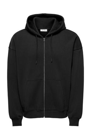 sweatvest ONSTURNER zwart