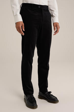 slim pantalon zwart