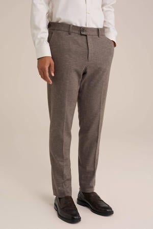 slim pantalon bruin