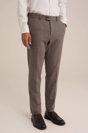 slim pantalon bruin