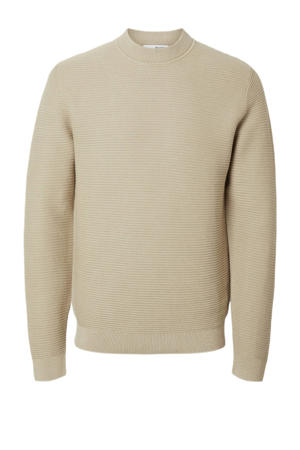 gebreide trui beige
