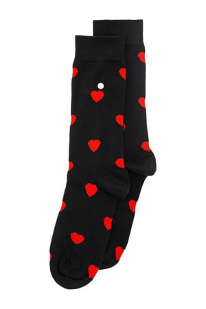 sokken Hearts zwart