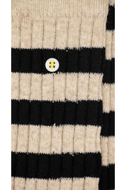 thumbnail: Alfredo Gonzales sokken Merino Cosy stripes beige/zwart