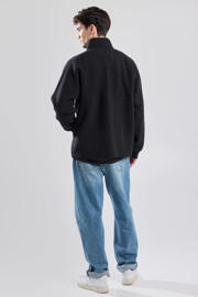 thumbnail: America Today fleece trui zwart