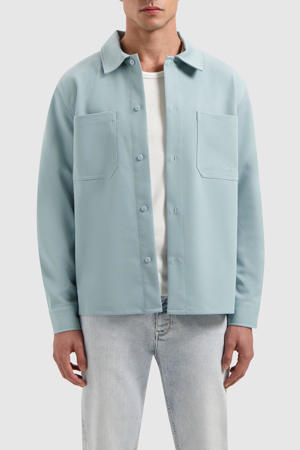 oversized overshirt lichtblauw