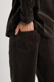 thumbnail: America Today corduroy loose fit broek Percy groen