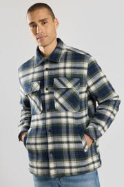 thumbnail: America Today geruit overshirt donkerblauw