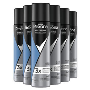 Clean Scent anti-transpirant spray - 6 x 100 ml