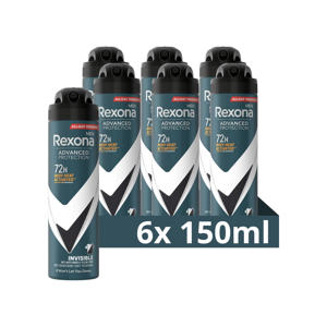 Invisible anti-transpirant deodorant spray - 6 x 150 ml