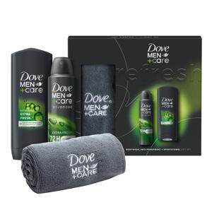 geschenkset Extra Fresh - douchegel + deodorant + sporthanddoek