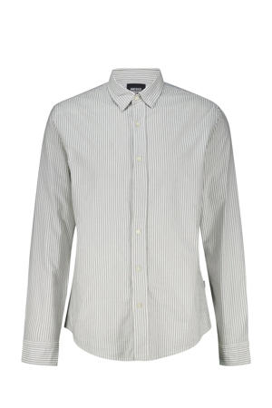 gestreept overhemd grey/army