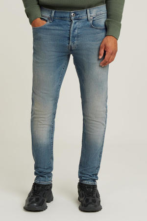 3301 slim fit jeans grijsblauw