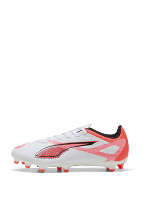 Ultra 5 Play FG/AG  Senior voetbalschoenen wit/zwart/rood