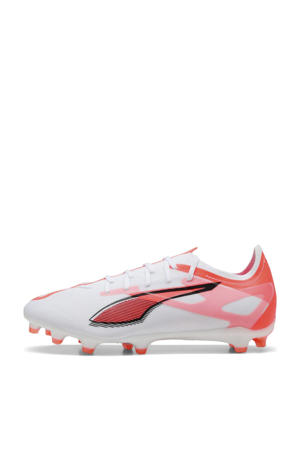 Ultra 5 Match FG/AG  Senior voetbalschoenen wit/zwart/rood