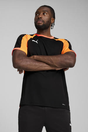 voetbalshirt Individual Liga zwart/oranje