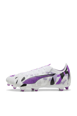 Ultra 5 Match Forever FG/AG  senior voetbalschoenen wit/paars/zwart