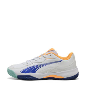 NOVA Smash  padelschoenen wit/blauw/geel