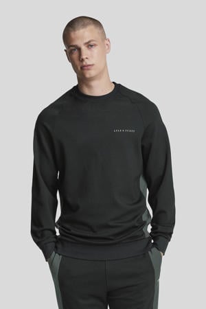 sweater zwart/grijs