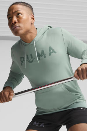   sporthoodie Cloudspun groen
