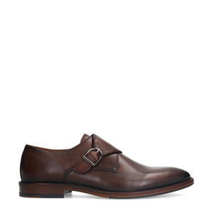   leren gespschoenen bruin