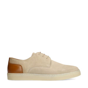   suède sneakers beige
