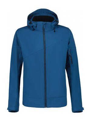 outdoor softshell jack Barmstedt blauw