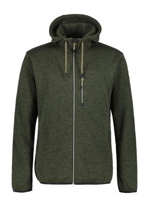 outdoor vest Manawa donkergroen
