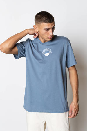 T-shirt Noe grijsblauw