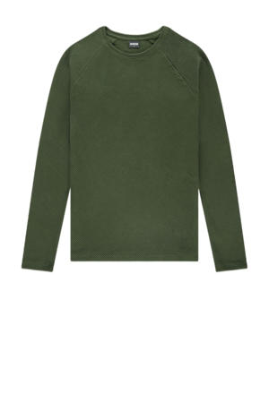 gebreide trui groen