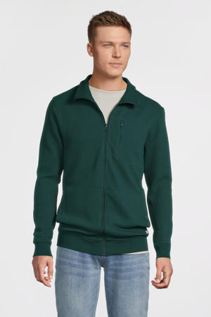 sweatvest groen