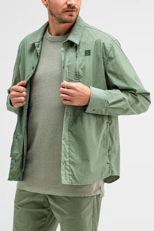 regular overshirt lichtgroen