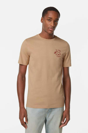 T-shirt lichtbruin