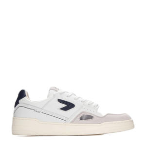 MatchPoint  leren sneakers wit/donkerblauw