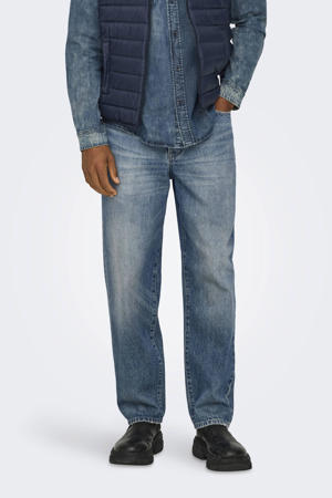 ONSEDGE straight jeans medium blue denim
