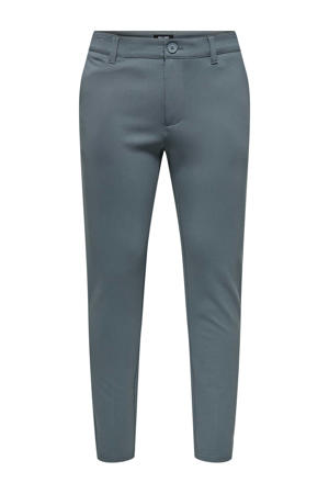 slim fit chino ONSMARK grijsblauw