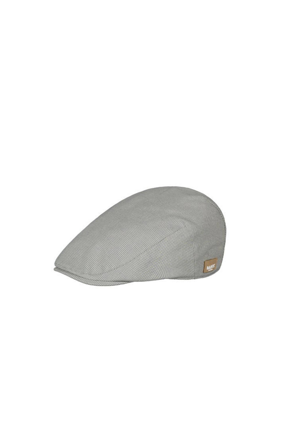 Barts geruite flatcap Jarvis grijs