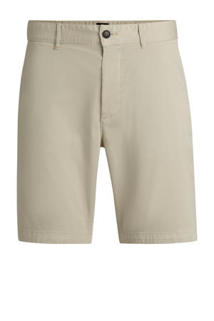 slim chino short beige