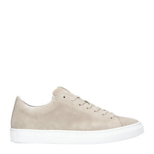   suède sneakers beige