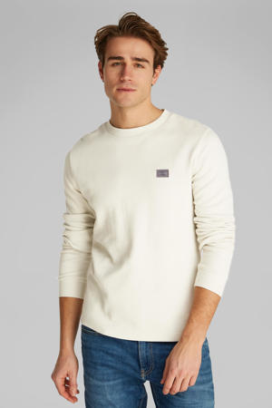 longsleeve ecru ingebreid patroon ecru