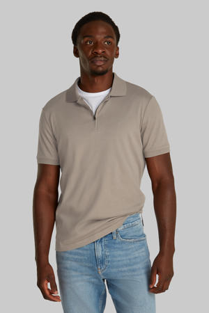 polo gebreid taupe